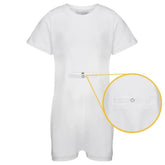 Kaycey Popper Vest -Short Sleeve With Tube Access (Kids) - Bodyvests and Sleepwear